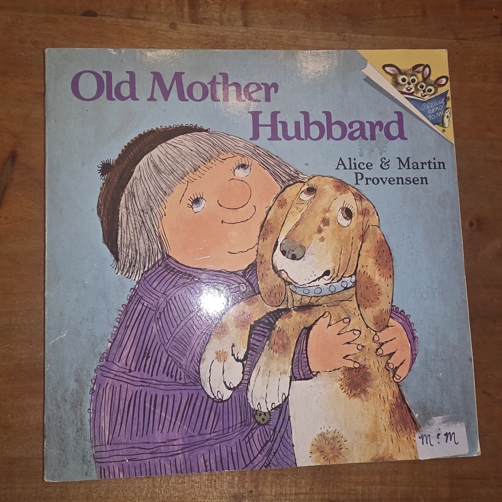 1977 Old Mother Hubbard pb BOOK Alice & Martin Provensen illustrated EXCELLENT